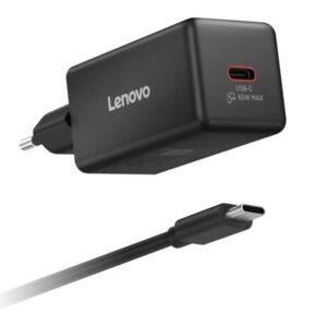 Alimentatore Lenovo 65W Mini USB-C GaN Nero per Notebook