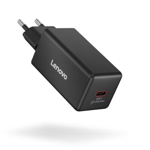 Alimentatore Lenovo 65W Mini USB-C GaN Nero per Notebook - SKU: 40AW65WBEU - Immagine 3