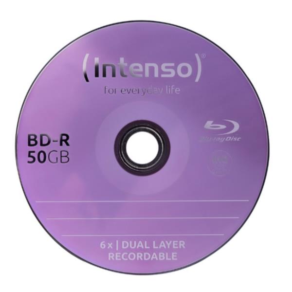 Supporti BD-R Intenso 50GB 4X 25 Pezzi Dual Layer - immagine 2