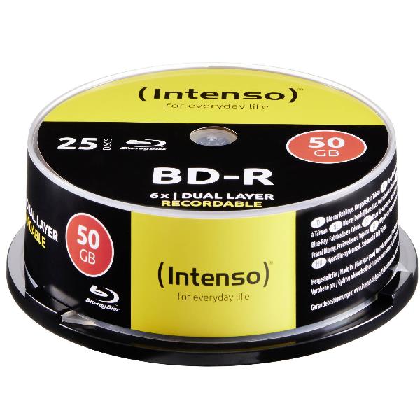 Supporti BD-R Intenso 50GB 4X 25 Pezzi Dual Layer - immagine 3