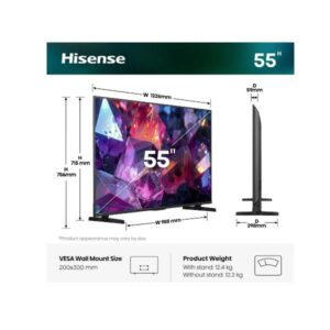 TV Hisense 55E79S PRO QLED 4K 144Hz Smart VIDAA 55 Pollici - SKU: 55E79S-PRO