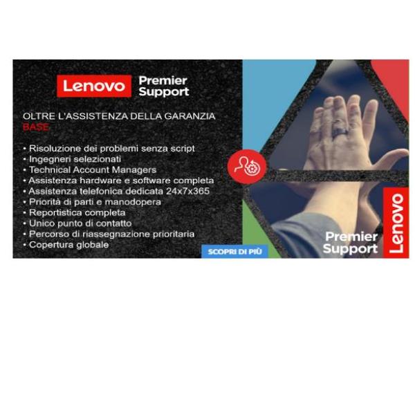 Lenovo 5Y PREMIER SUPPORT UPGRADE - ESTENSIONE GARANZIE - immagine 2