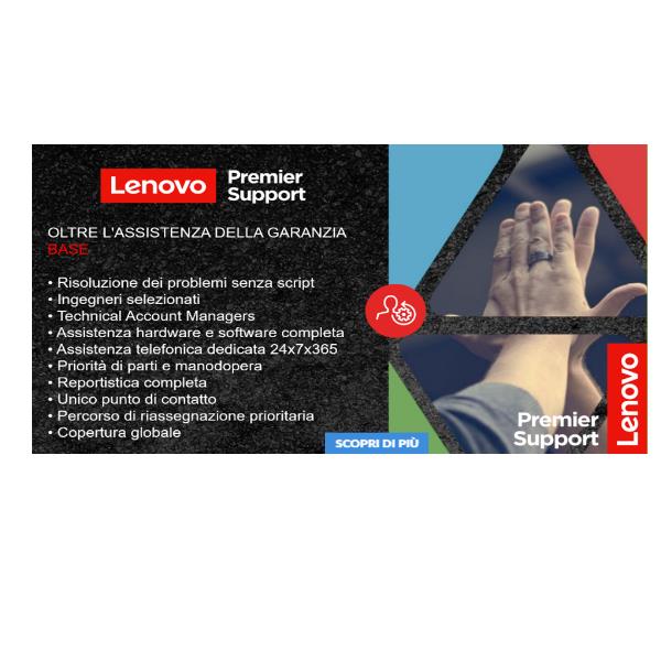 Lenovo 5Y PREMIER SUPPORT UPGRAD - ESTENSIONE GARANZIE - immagine 2