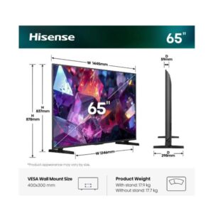 TV Hisense 65E79S PRO QLED 4K 144Hz Smart VIDAA 65 Pollici - SKU: 65E79S-PRO