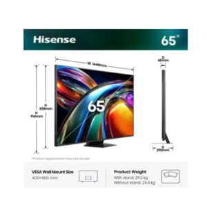 TV Hisense 65UR9S 65 4K Mini LED 170Hz Smart VIDAA - SKU: 65UR9S