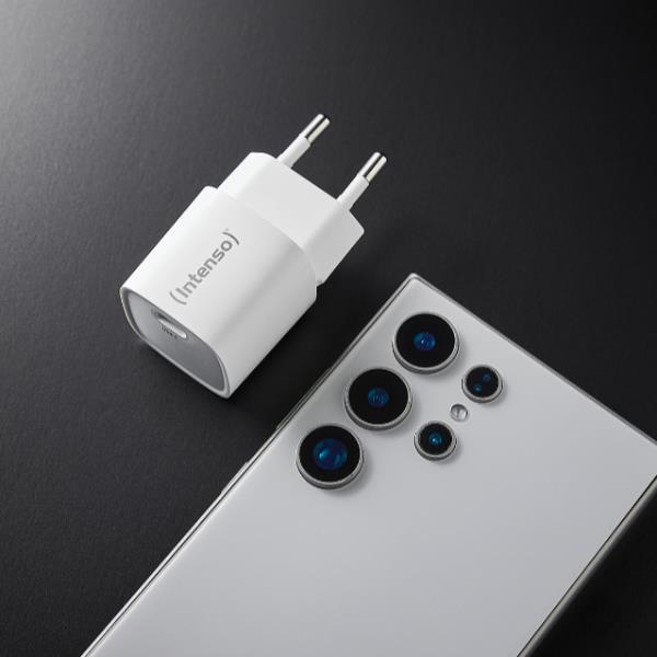 Adattatore Intenso W30C2 GaN Bianco per Notebook - immagine 2