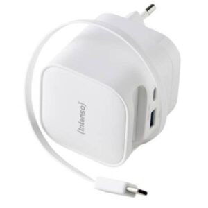 Adattatore Intenso W65CIC GaN Bianco 65W per Notebook