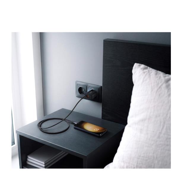 Intenso CHARGING / DATA CABLE C60C 1M BLACK - Cavi - immagine 2