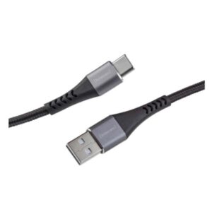 Cavo Intenso USB-A USB-C 2m Nero Nylon 20A Ricarica e Dati - SKU: 7904100