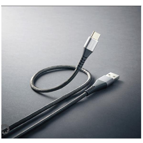 Cavo Intenso USB-A USB-C 2m Nero Nylon 20A Ricarica e Dati - SKU: 7904100 - Immagine 3