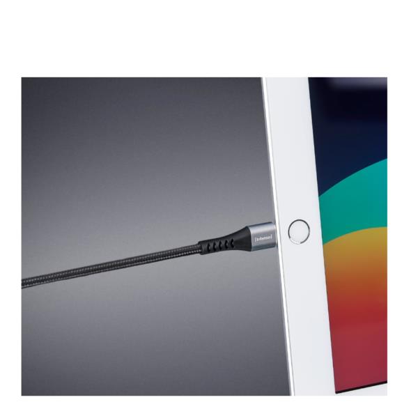 Cavo Intenso C100C USB-C a USB-C 2m Nero 5A Ricarica Rapida - SKU: 7914000 - Immagine 3