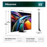 TV Hisense 85UR9S 85″ Mini LED 4K UHD Smart VIDAA 180Hz