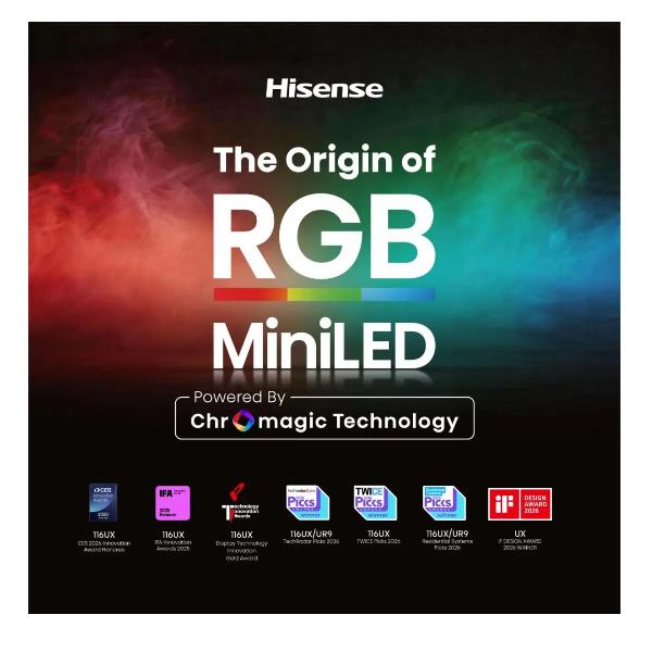 TV Hisense 85UR9S 85 Mini LED 4K UHD Smart VIDAA 180Hz - SKU: 85UR9S - Immagine 5