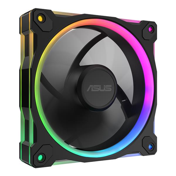 Ventola PC Asus PRIME MR120 ARGB Reverse Black 120mm 1600 RPM - immagine 12