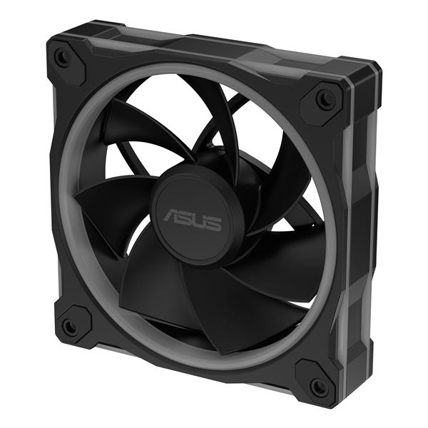 Ventola PC Asus PRIME MR120 ARGB Reverse Black 120mm 1600 RPM - immagine 4