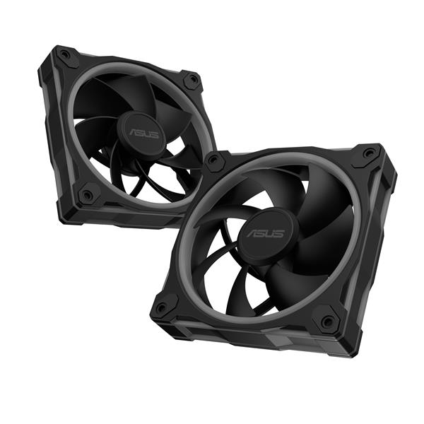 Ventola PC Asus PRIME MR120 ARGB Reverse Black 120mm 1600 RPM - immagine 5