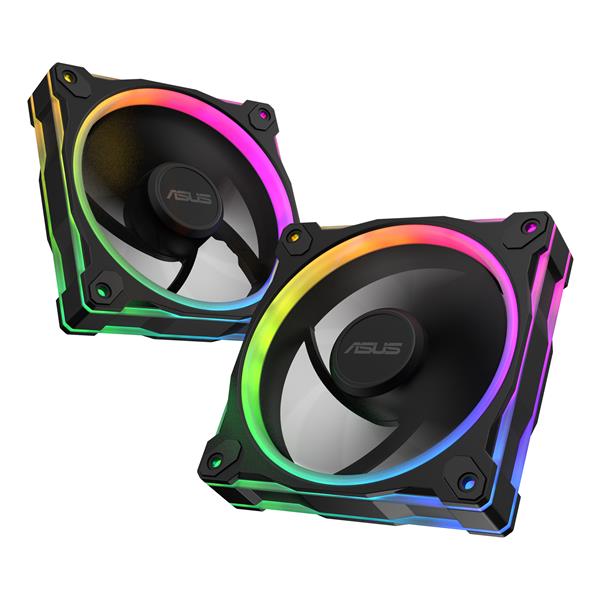 Ventola PC Asus PRIME MR120 ARGB Reverse Black 120mm 1600 RPM - immagine 7