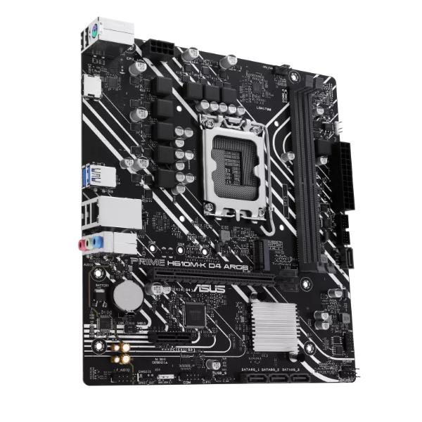 Motherboard Asus PRIME H610M-K D4 ARGB Micro-ATX per Intel LGA1700 - SKU: 90MB1HN0-M0EAY0 - Immagine 3