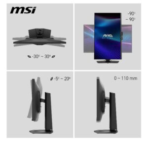 Monitor Gaming MSI MAG 274UPDF 27" 4K Fast IPS Touch Screen