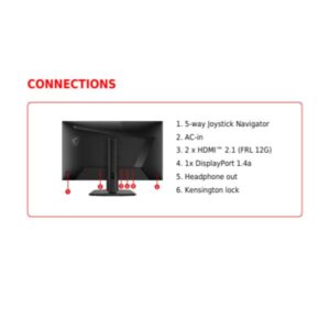 Monitor MSI MAG 321UPD E14 31.5" 4K IPS per Ufficio