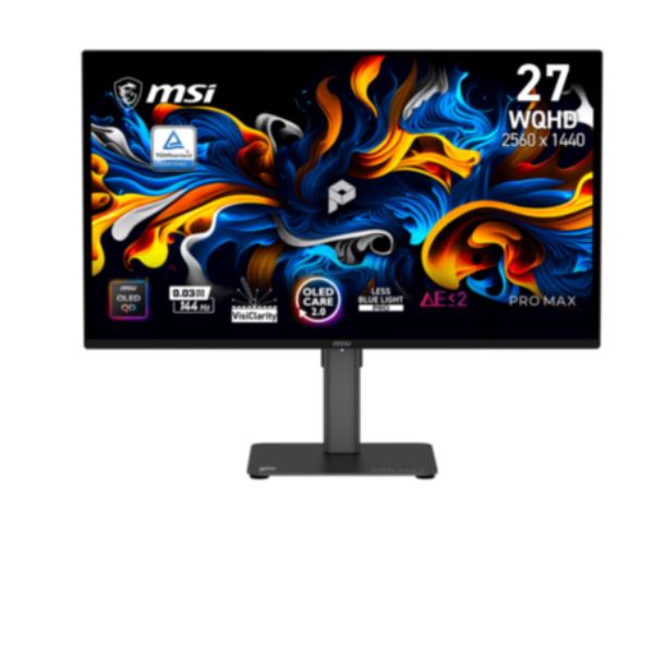 Monitor MSI PRO MAX 271QPX14G 26.5" OLED 2K per Ufficio - immagine 3