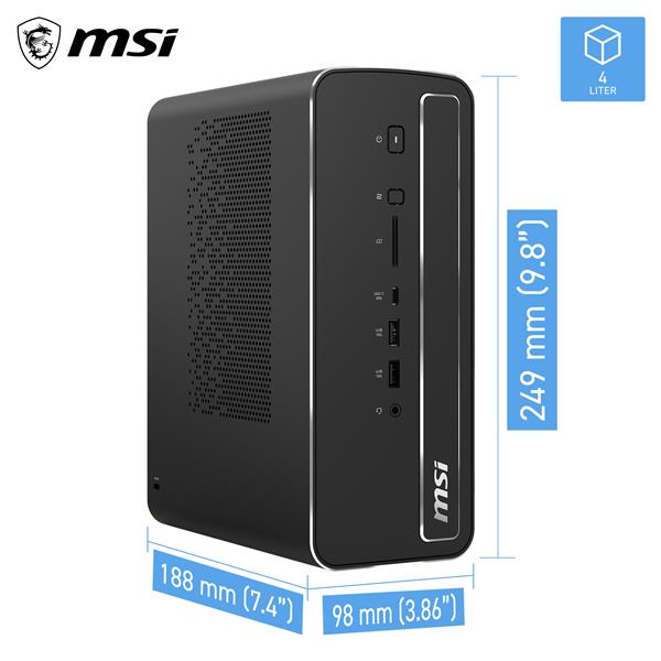 Mini PC MSI PRO MAX EDGE AI Ryzen AI Max PRO 395 128GB SSD 2TB - SKU: 9S6-B4001S-005 - Immagine 4