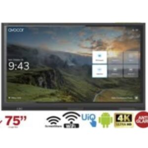 Monitor LCD 75" Avocor AVE-7540 LED 4K UHD per Aule e Sale Riunioni