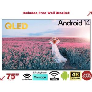 Monitor LCD 75" Avocor AVK-7510 4K UHD per Ufficio e Aule