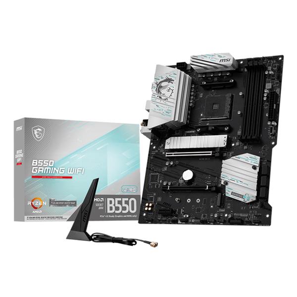 Motherboard MSI B550 Gaming WiFi ATX per AMD AM4 DDR4 - SKU: B550-GAM-WIFI - Immagine 4