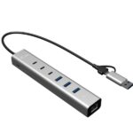 HUB USB-C I-Tec 6 Porte Alluminio per Notebook