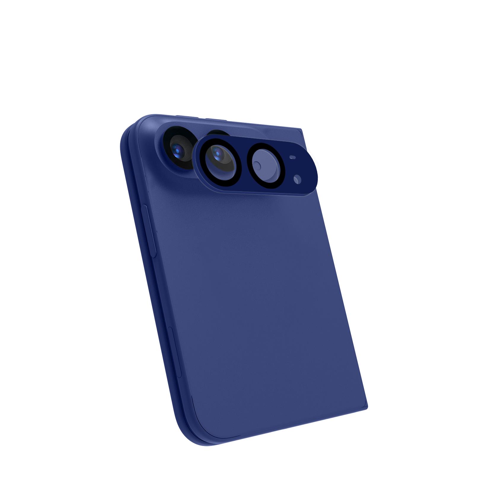 Vetro Protettivo Fotocamera Celly CAMERAPRO1202DB 9H Dark Blue per iPhone - SKU: CAMERAPRO1202DB - Immagine 2