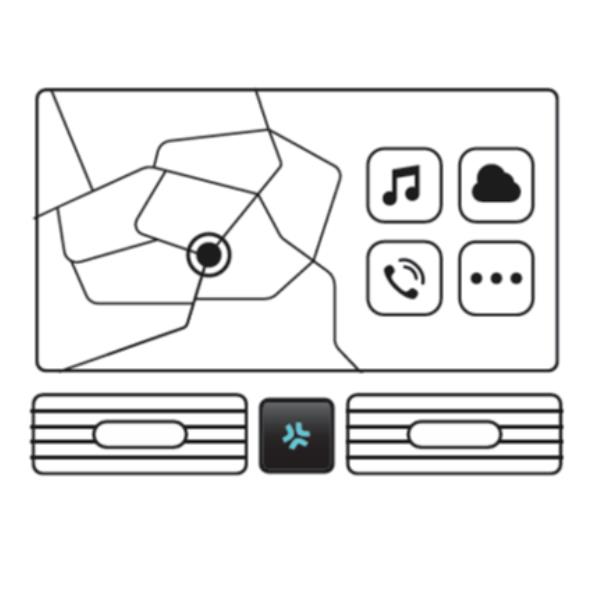 Celly CARPLAY2IN1 - Adattatore Wireless Carplay & Android Auto 2in1 - Caricabatterie - immagine 3