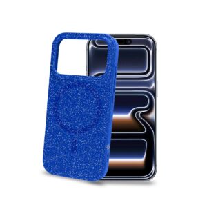 Cover Celly iPhone 17 Pro Offset Collection Blu TPU