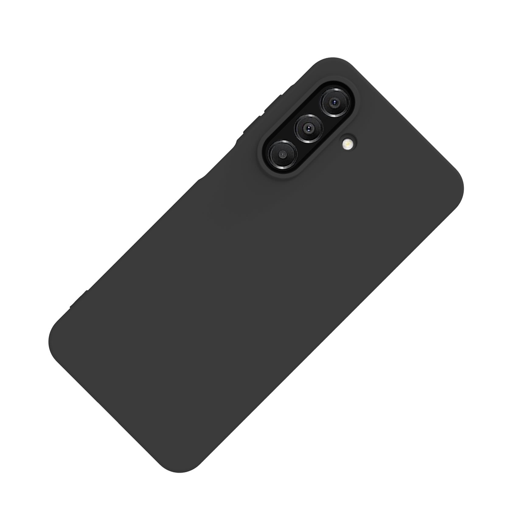 Cover Smartphone Celly Cromo TPU Soft Touch Nero per Samsung Galaxy A18A17 - SKU: CROMO1194BK - Immagine 3