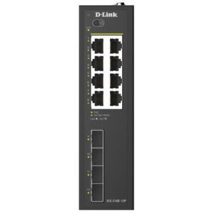 Switch Managed D-Link 12-Port Gigabit PoE Layer 3 per Aziende - SKU: DIS-210G-12P