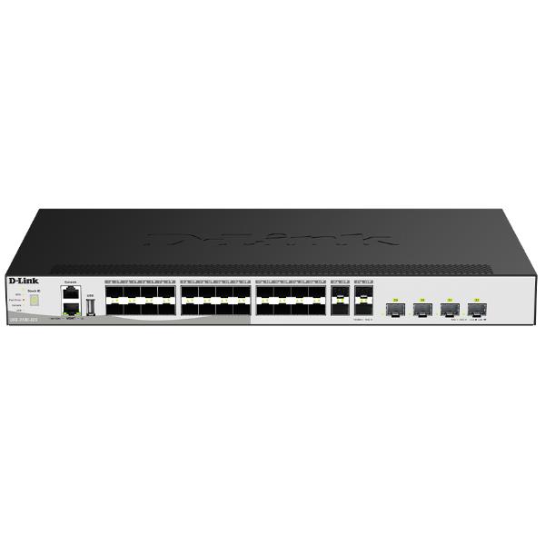 Switch Managed D-Link Nuclias 28x 10GbE SFP+ L3 per Reti Aziendali
