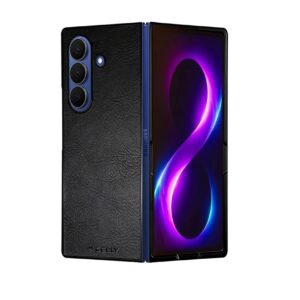 Cover Celly FOLDING per Samsung Galaxy Z Fold 8 Ultra in TPU e Pelle Nera