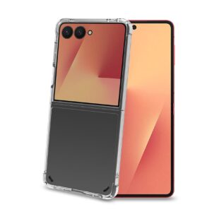 Cover Celly Galaxy Flip 8 Trasparente TPU e Policarbonato