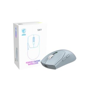 Mouse Gaming MSI FORGE GM340 W SKY Wireless Bluetooth Azzurro - SKU: FORGE-GM340-SKY