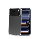 Celly GELSKIN – Cover morbida trasparente in TPU compatibile con Apple iPhone 18 Pro/ iPhone 17 Pro [IPHONE 18 CASES] – Cover