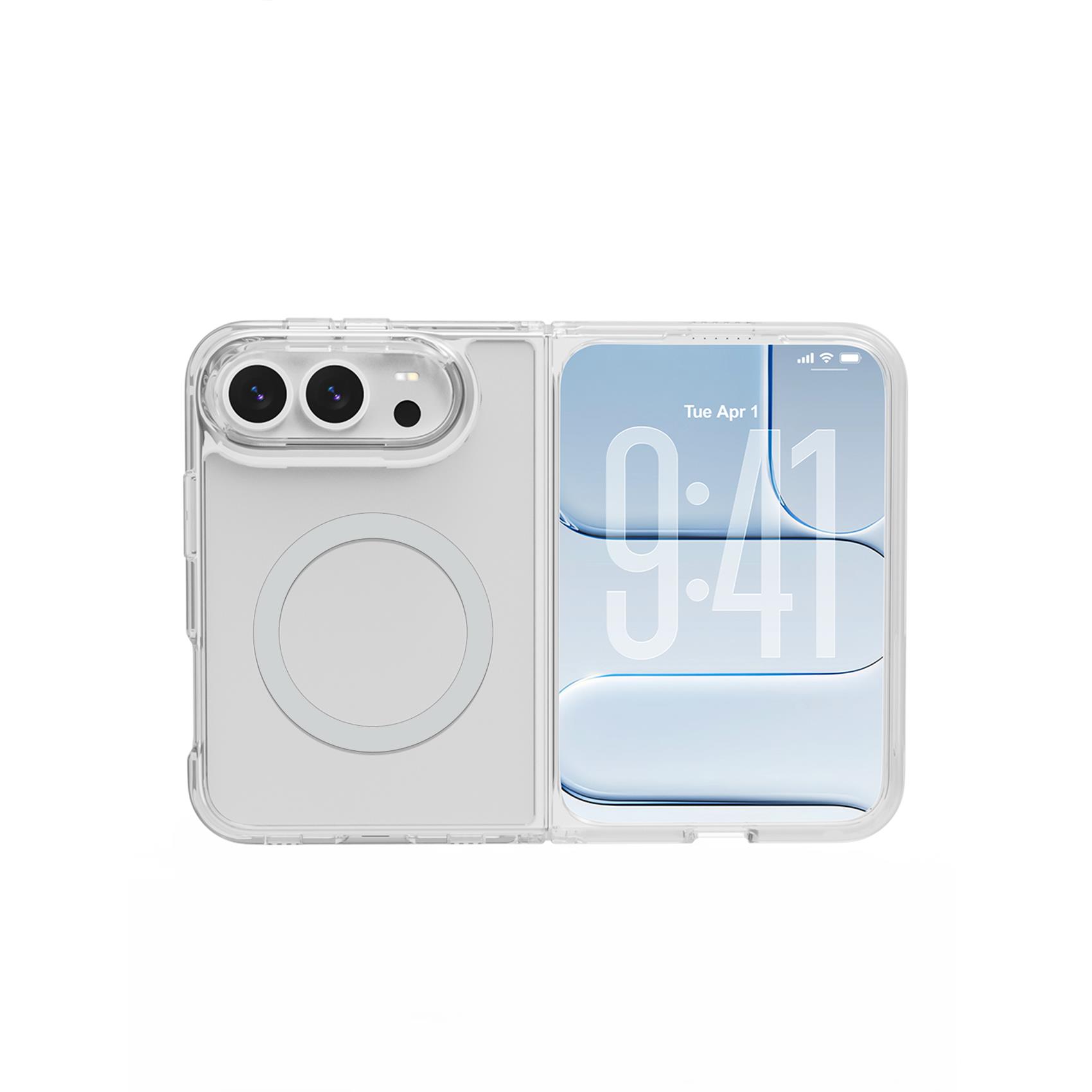 Cover Smartphone Celly GELSKINMAG TPU MagSafe Silver per iPhone - SKU: GELSKINMAG1202S