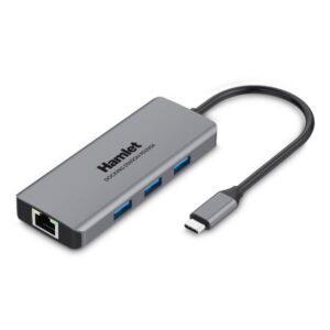 Docking Station USB-C Hamlet HDKC-PD200A 85W 3USB HDMI LAN Audio