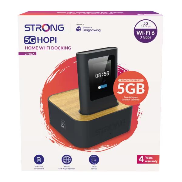 Router 5G Strong con Docking per Casa e Ufficio - immagine 2