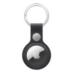Portachiavi Apple AirTag in Tessuto FineWoven con Anello in Acciaio – Nero