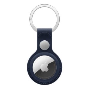 Portachiavi Apple AirTag in Tessuto FineWoven Blu con Anello in Acciaio - SKU: MA7H4ZM/A