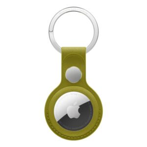 Portachiavi Apple AirTag in Tessuto FineWoven Verde Chartreuse con Anello in Acciaio - SKU: MA7L4ZM/A