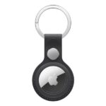 Portachiavi Apple AirTag in Tessuto FineWoven con Anello in Acciaio – Nero