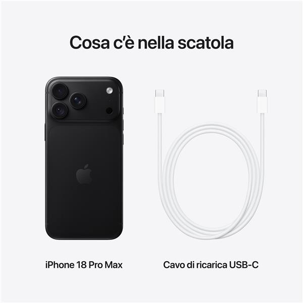 Smartphone Apple iPhone 18 Pro Max 512GB 6.9 A19 Pro Dual SIM iOS 26 - SKU: MJXT4QL/A - Immagine 7