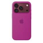 Cover Apple MagSafe in Silicone per iPhone 18 Pro Magenta