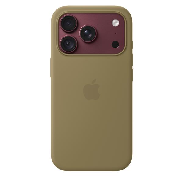 Apple Custodia MagSafe in silicone per iPhone 18 Pro - Oliva - SMARTPHONE CELLULARI - ACCESSORI - immagine 2